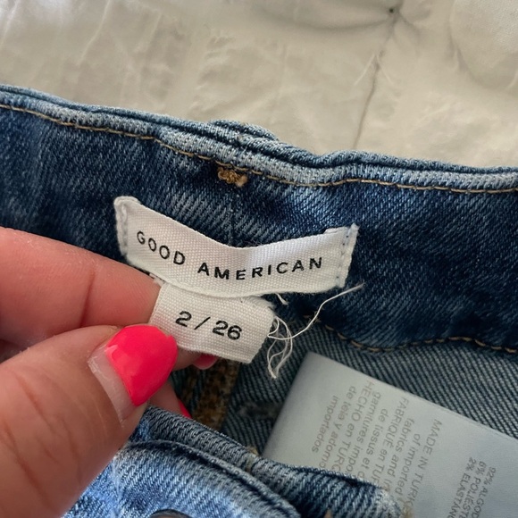 Good American Good Legs Blue Skinny Jeans Sleek Style - Picture 5 of 11